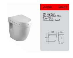 مشخصات، قیمت و خرید توالت فرنگی تنسر VS 13208 wall hung