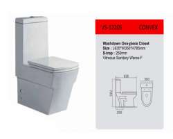 مشخصات، قیمت و خرید توالت فرنگی تنسر VS 12205
