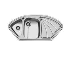 مشخصات، قیمت و خرید سینک اخوان 49 توکار