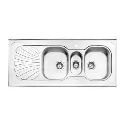 مشخصات، قیمت و خرید سینک استیل البرز 530 روکار