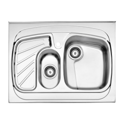 مشخصات، قیمت و خرید سینک استیل البرز 608 روکار