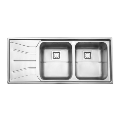 مشخصات، قیمت و خرید سینک استیل البرز 737 توکار