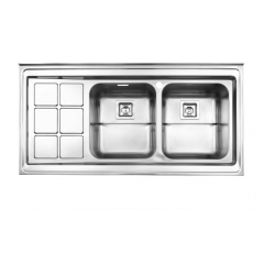 مشخصات، قیمت و خرید سینک استیل البرز 761 روکار