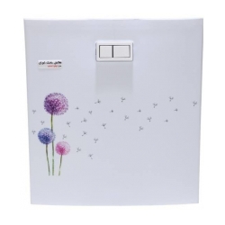 مشخصات، قیمت و خرید فلاش تانک ایران مدل الترا اسلیم طرح قاصدک ابگیری 2 طرف با لوله توکار