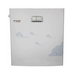 مشخصات، قیمت و خرید فلاش تانک ایران مدل الترا اسلیم طرح ابر و باد ابگیری 2 طرف با لوله توکار