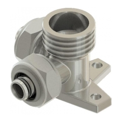 مشخصات، قیمت و خرید اتصالات پیشگام تراش اسپادانا PTE مدل سه راه صفحه دار روپیچ کوپلی 90