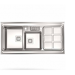 مشخصات، قیمت و خرید سینک استیل البرز مدل 855 روکار