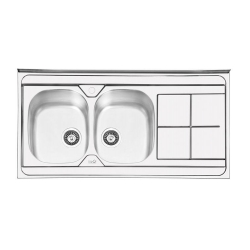 مشخصات، قیمت و خرید سینک ایلیا استیل 1041 روکار