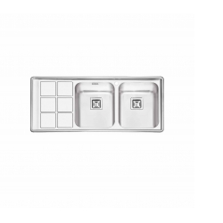 مشخصات، قیمت و خرید سینک ایلیا استیل مدل 2064 توکار