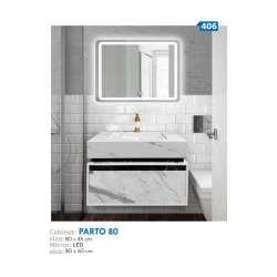 مشخصات، قیمت و خرید فول ست صدف باکس مدل پرتو 80 دیواری(سفید)