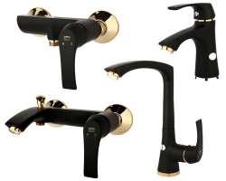 مشخصات، قیمت و خرید شیرآلات راسان Rassan لوتوس مشکی راسان